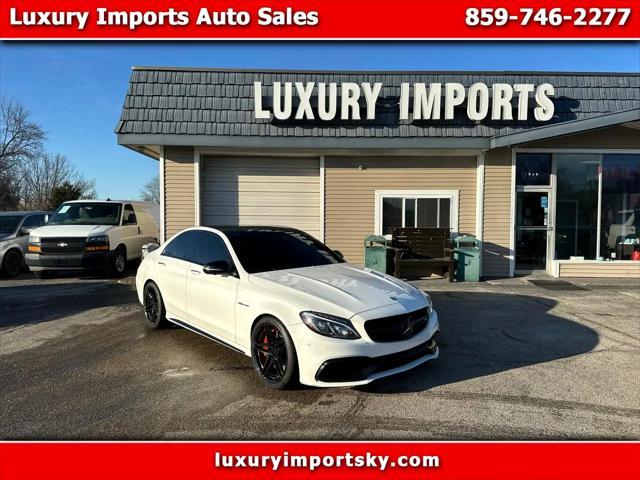 used 2017 Mercedes-Benz AMG C 63 car, priced at $36,900