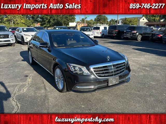 used 2018 Mercedes-Benz S-Class car, priced at $44,900