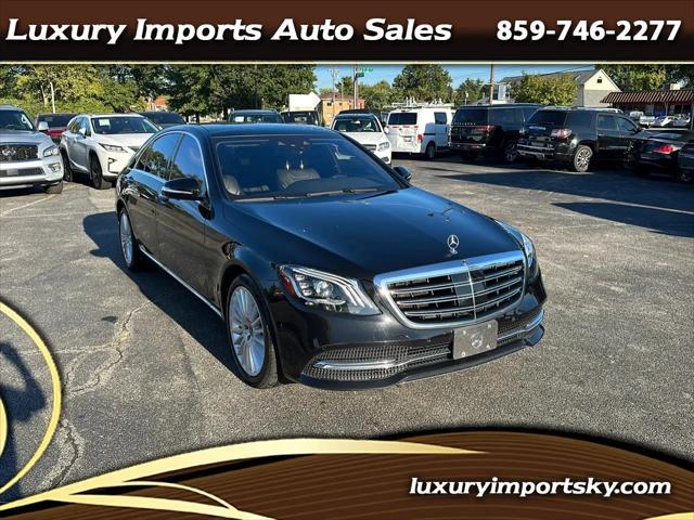 used 2018 Mercedes-Benz S-Class car, priced at $39,995