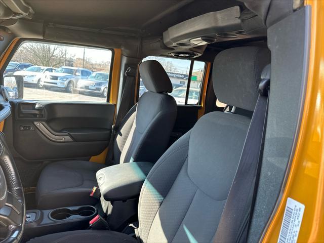 used 2014 Jeep Wrangler Unlimited car, priced at $12,990