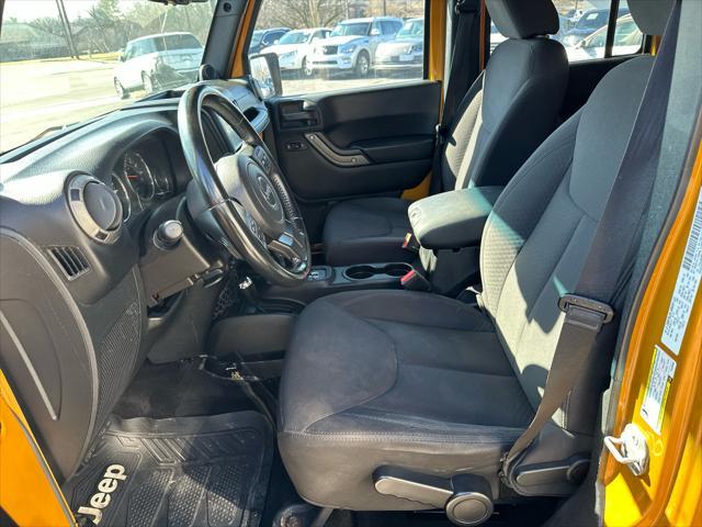 used 2014 Jeep Wrangler Unlimited car, priced at $12,990