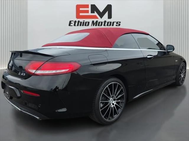 used 2018 Mercedes-Benz AMG C 43 car, priced at $33,999