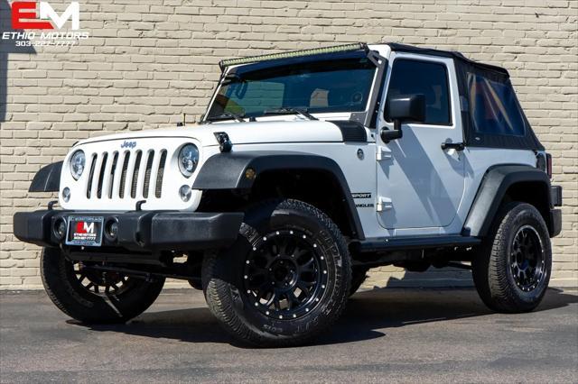 used 2015 Jeep Wrangler car, priced at $19,399