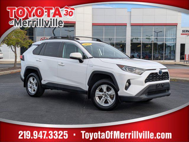 used 2021 Toyota RAV4 Hybrid car, priced at $30,000