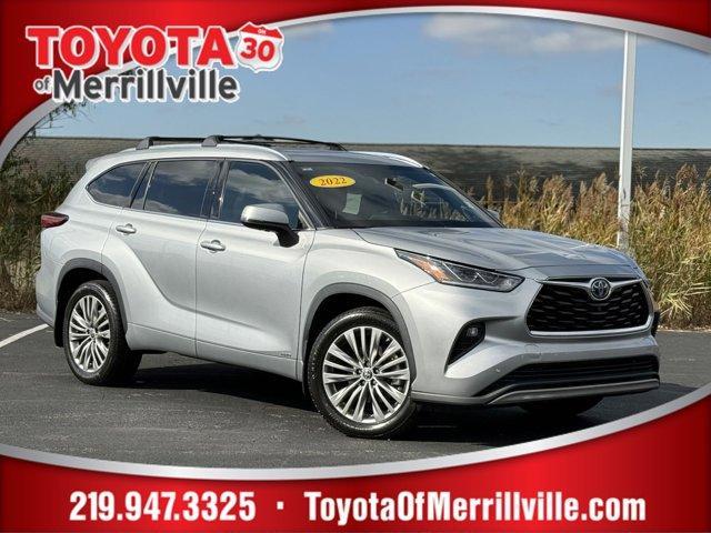 used 2022 Toyota Highlander Hybrid car, priced at $47,027