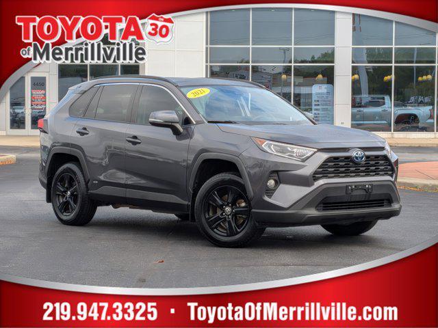 used 2021 Toyota RAV4 Hybrid car, priced at $27,500