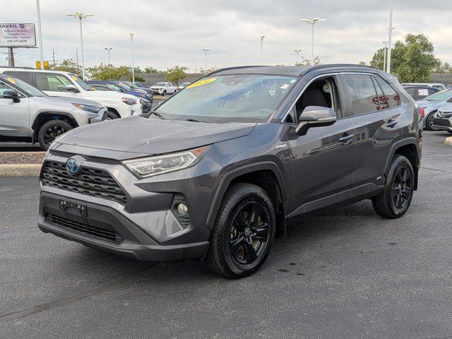 used 2021 Toyota RAV4 Hybrid car, priced at $27,500