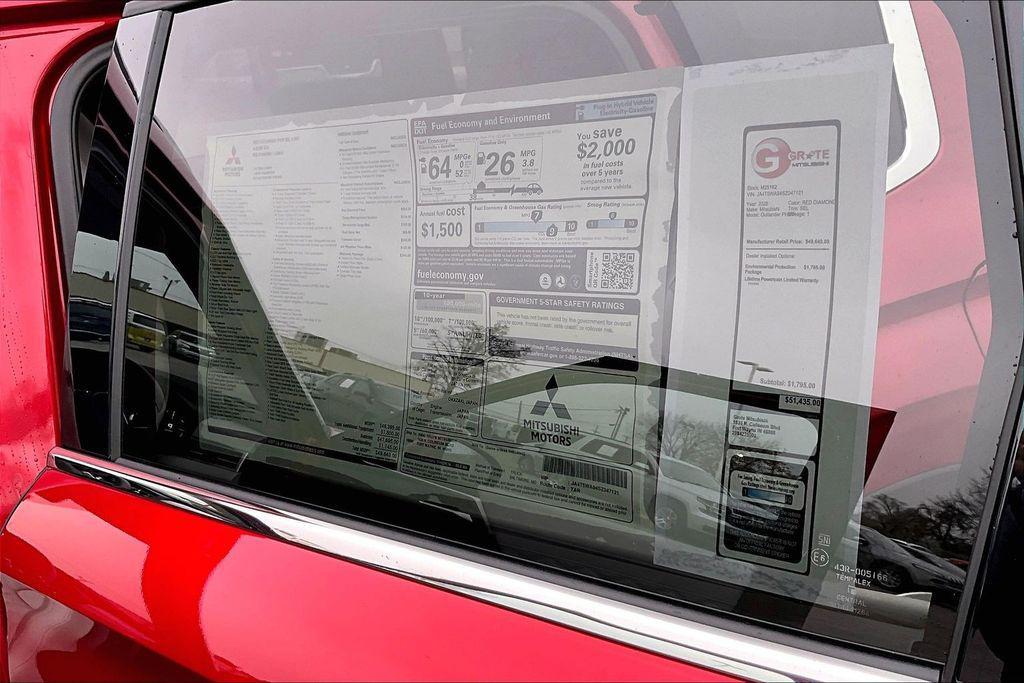 new 2025 Mitsubishi Outlander PHEV car, priced at $49,640