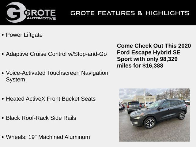 used 2020 Ford Escape car, priced at $16,388