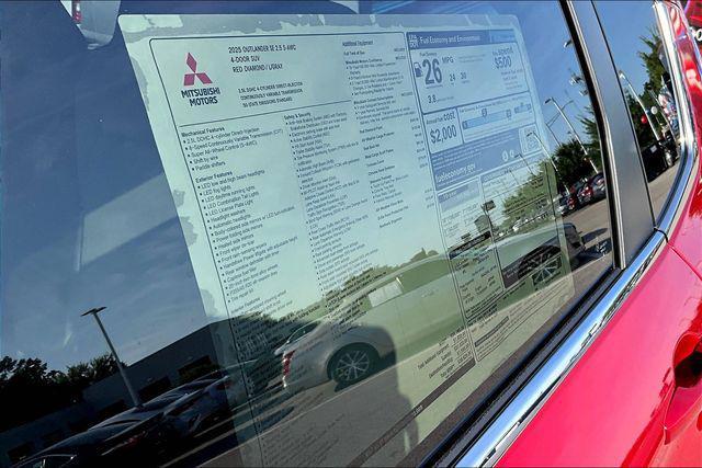 new 2025 Mitsubishi Outlander car, priced at $36,999