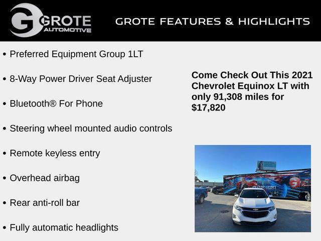 used 2021 Chevrolet Equinox car, priced at $17,820