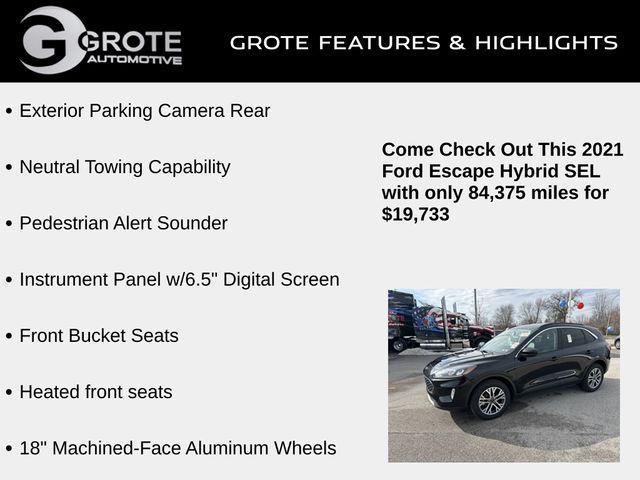 used 2021 Ford Escape car, priced at $19,733