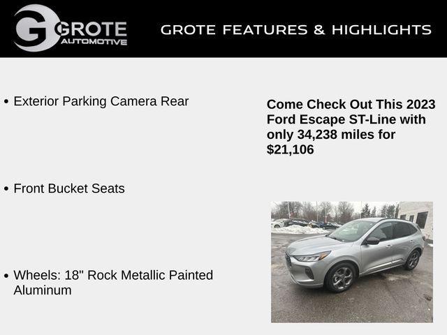 used 2023 Ford Escape car, priced at $21,106