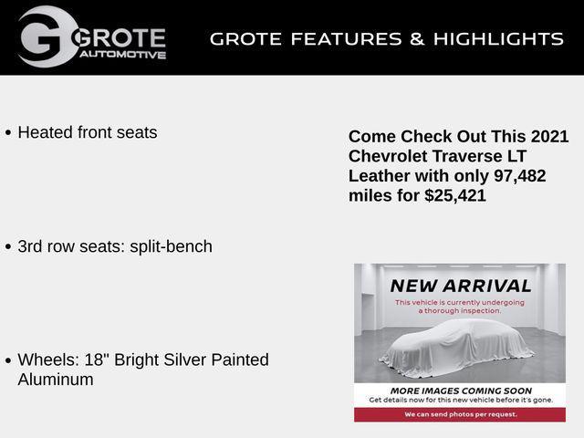 used 2021 Chevrolet Traverse car, priced at $25,421