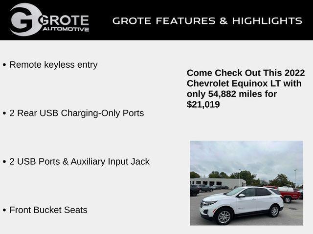 used 2022 Chevrolet Equinox car, priced at $21,019