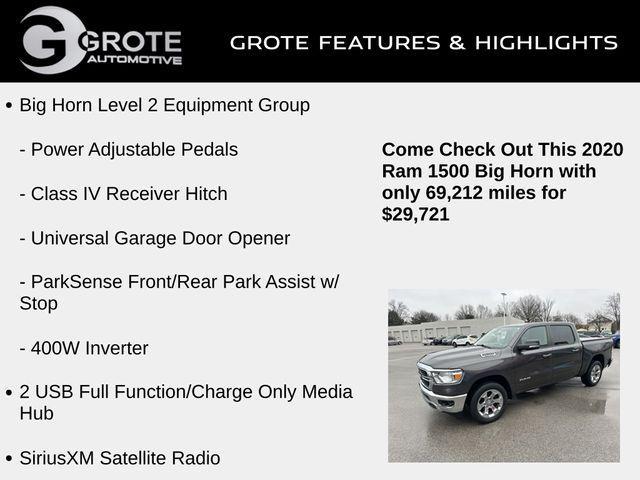 used 2020 Ram 1500 car, priced at $29,721