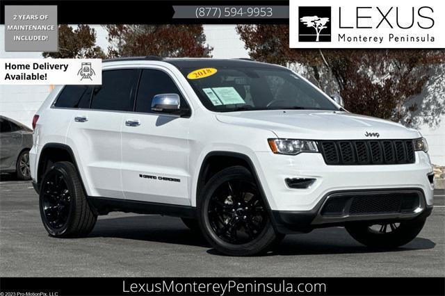 used 2018 Jeep Grand Cherokee car, priced at $19,196