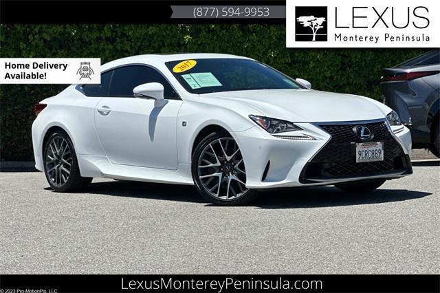 used 2017 Lexus RC 200t car, priced at $25,333