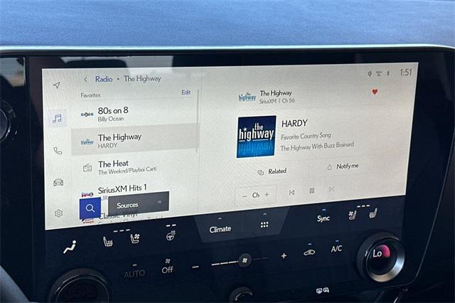 new 2025 Lexus NX 350h car, priced at $53,350