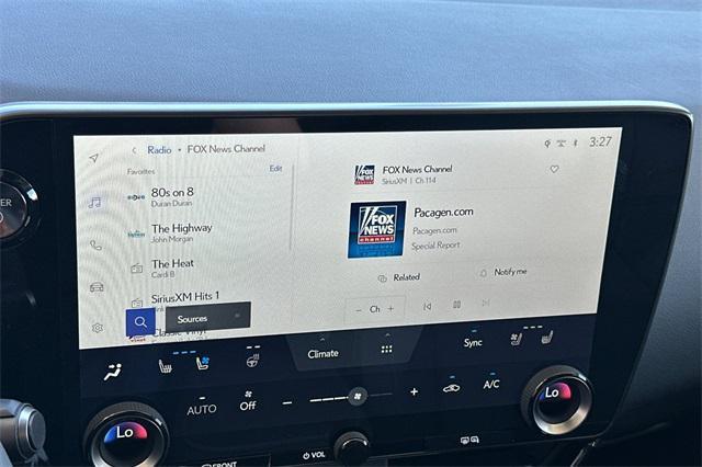 new 2025 Lexus NX 350h car, priced at $55,670