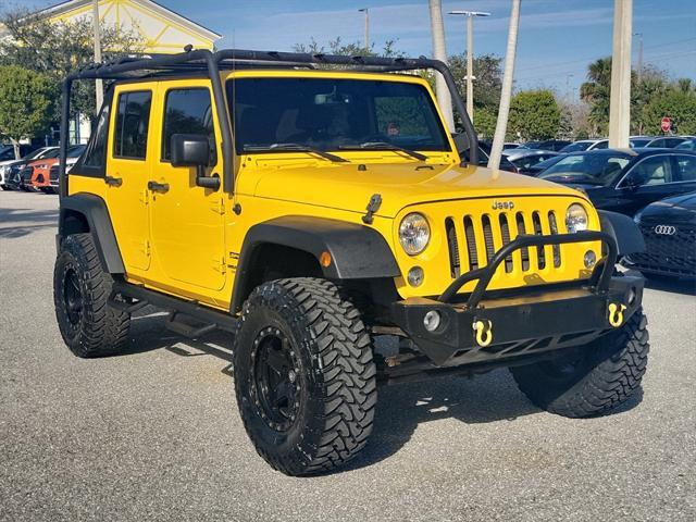 used 2015 Jeep Wrangler Unlimited car, priced at $17,995