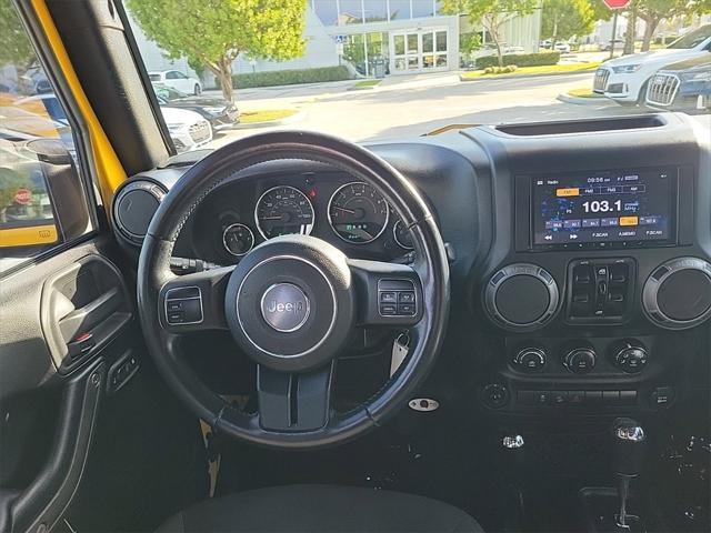 used 2015 Jeep Wrangler Unlimited car, priced at $16,895