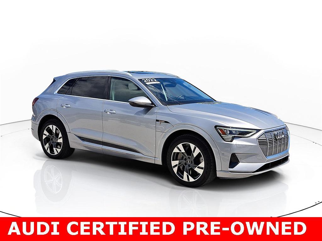 used 2022 Audi e-tron car, priced at $26,575