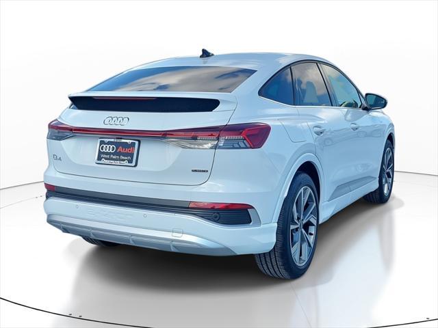 new 2025 Audi Q4 e-tron Sportback car, priced at $60,715