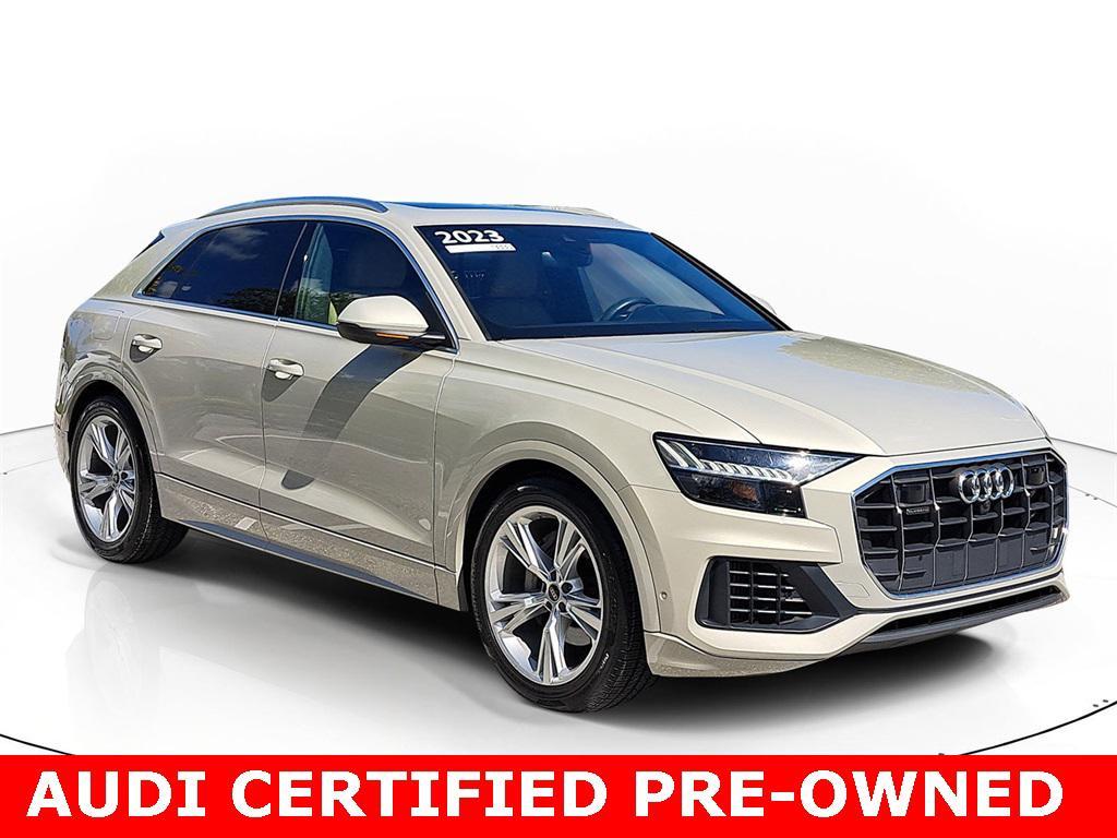 used 2023 Audi Q8 car, priced at $56,813