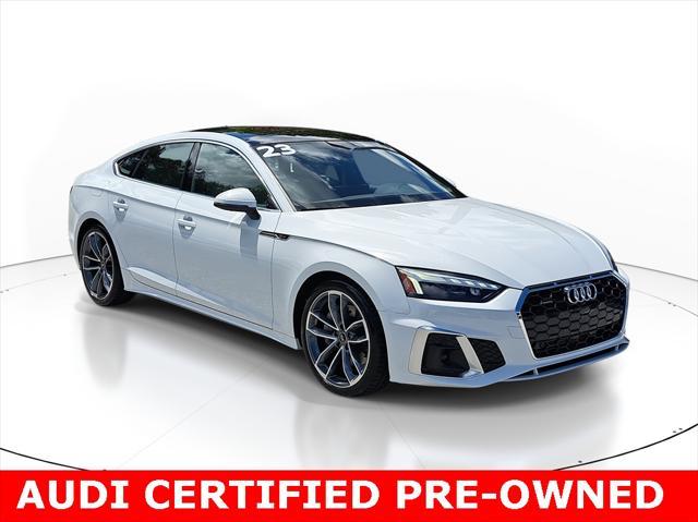 used 2023 Audi A5 Sportback car, priced at $39,875