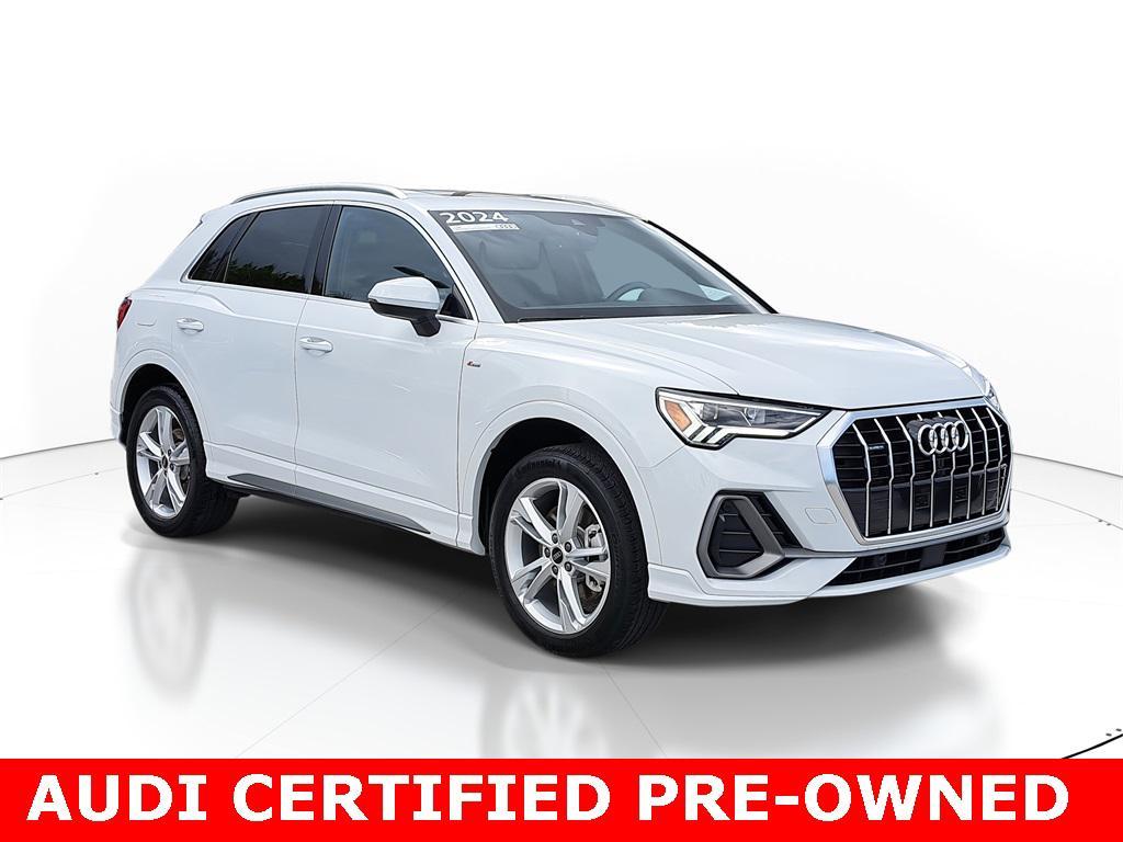 used 2024 Audi Q3 car, priced at $34,575
