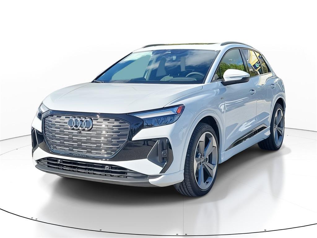 new 2025 Audi Q4 e-tron car, priced at $61,680