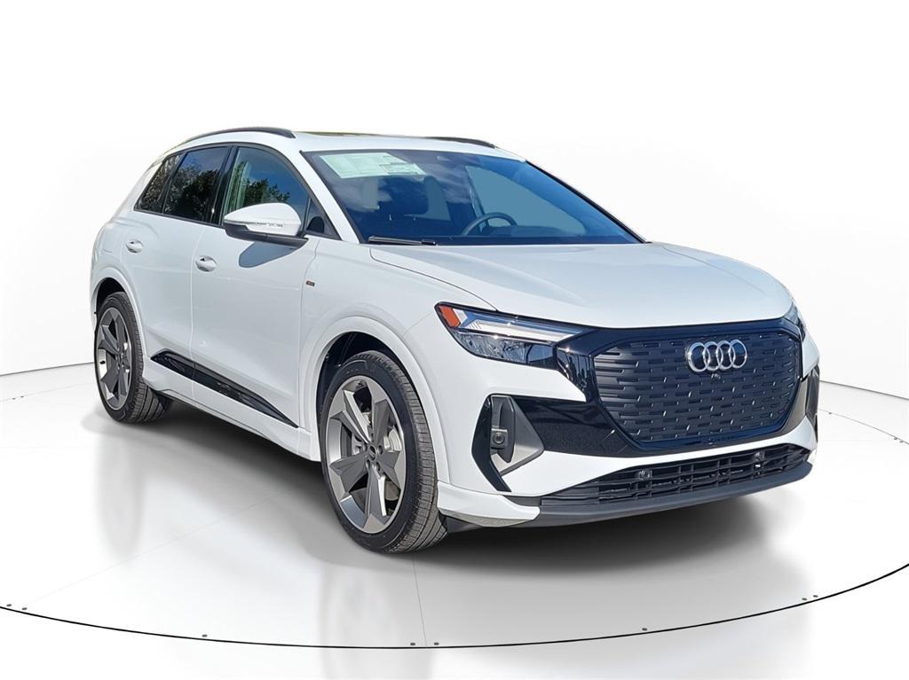 new 2025 Audi Q4 e-tron car, priced at $61,680