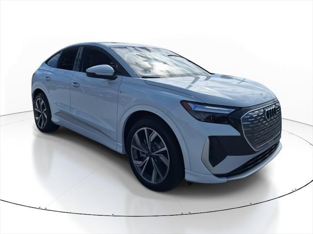 new 2025 Audi Q4 e-tron Sportback car, priced at $64,730