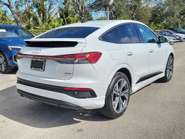 new 2025 Audi Q4 e-tron Sportback car, priced at $63,765