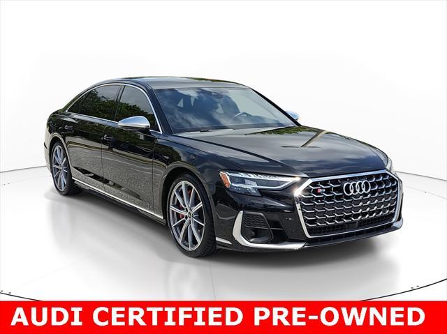 used 2023 Audi S8 car, priced at $79,875