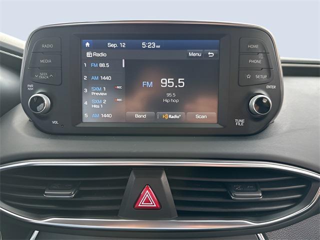 used 2019 Hyundai Santa Fe car, priced at $15,881