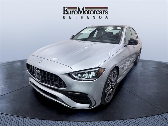 new 2025 Mercedes-Benz AMG C 43 car, priced at $75,455