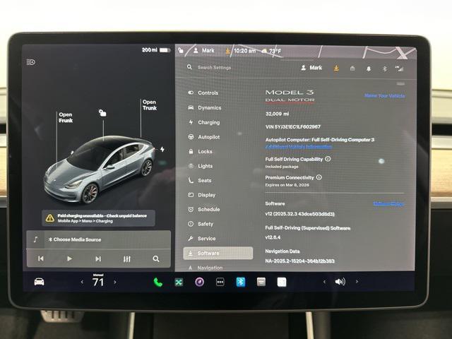 used 2020 Tesla Model 3 car, priced at $27,881