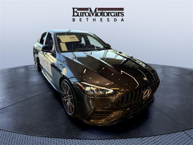new 2025 Mercedes-Benz AMG C 43 car, priced at $70,390