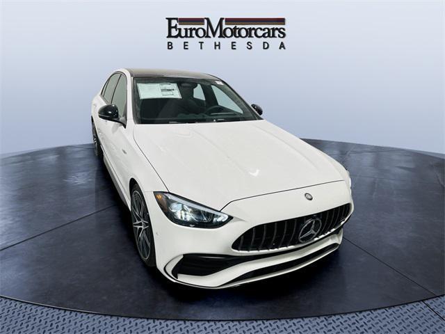 new 2025 Mercedes-Benz AMG C 43 car, priced at $67,460