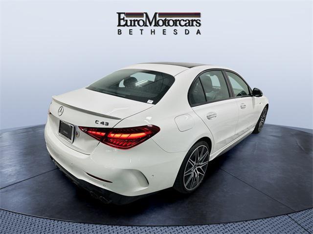 new 2025 Mercedes-Benz AMG C 43 car, priced at $67,460