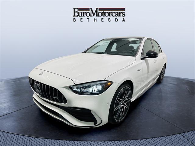 new 2025 Mercedes-Benz AMG C 43 car, priced at $67,460