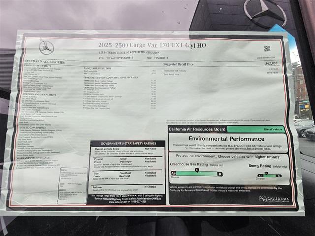 new 2025 Mercedes-Benz Sprinter 2500 car, priced at $69,674