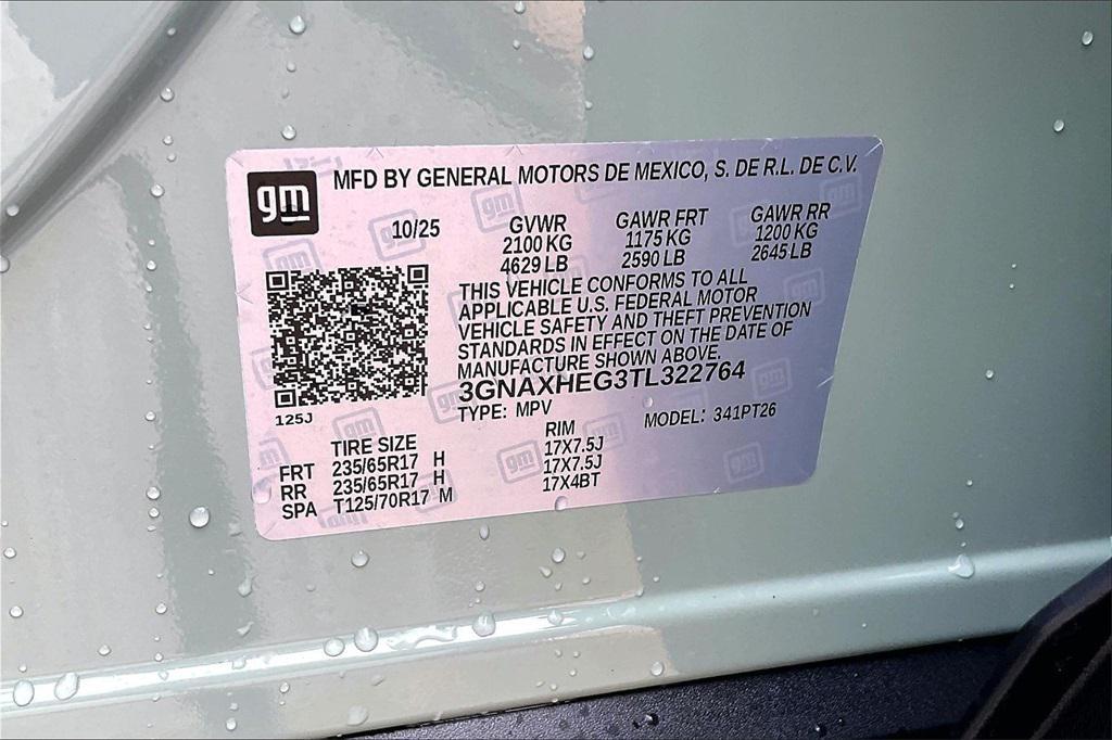 new 2026 Chevrolet Equinox car, priced at $31,310