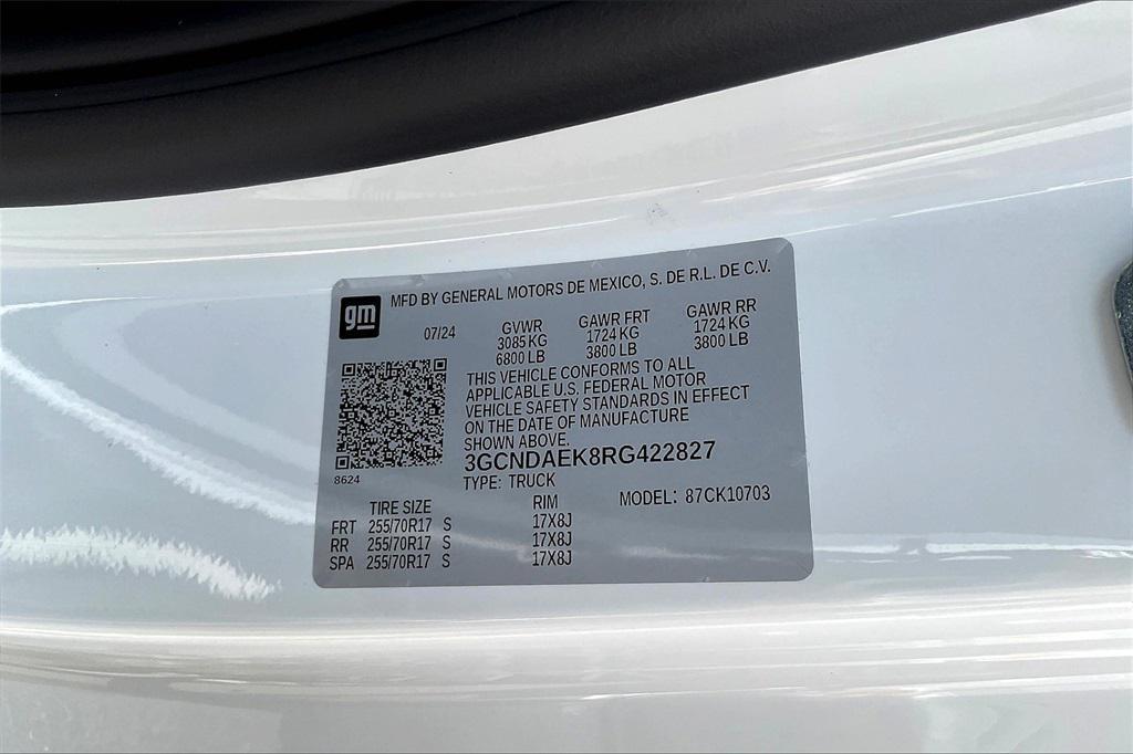 new 2024 Chevrolet Silverado 1500 car, priced at $34,535