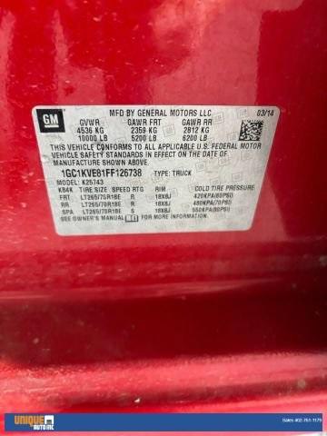 used 2015 Chevrolet Silverado 2500 car, priced at $26,200