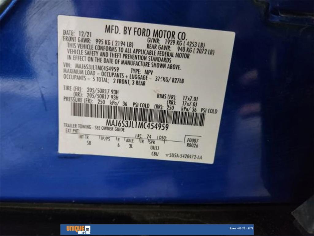 used 2021 Ford EcoSport car, priced at $12,000