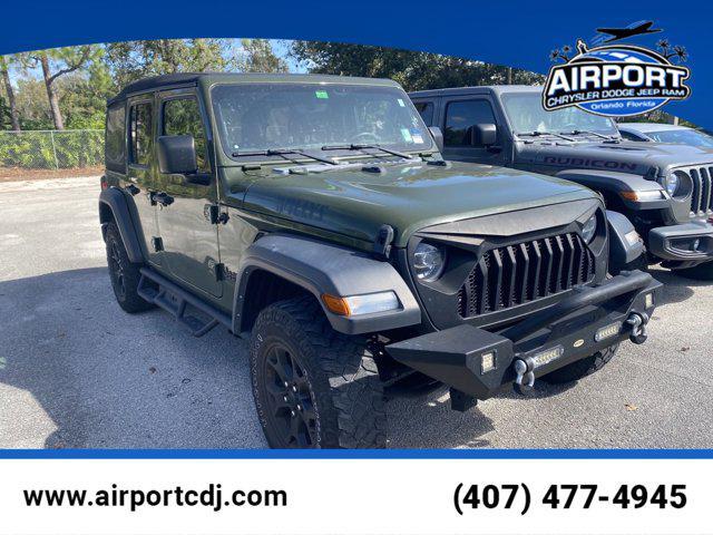 used 2021 Jeep Wrangler car, priced at $28,797