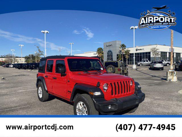 used 2023 Jeep Wrangler car, priced at $30,470